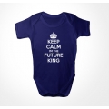 Keep Calm King Baby Grow